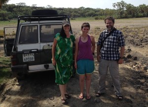 Alex, Kristy and Mike at the Filoha camp.